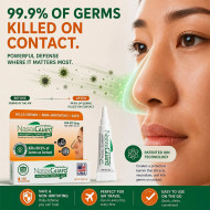 NasalGuard Antiseptic Topical Gel | Cool Menthol | 3g Tube