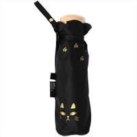 Nifty Colors Cats Steps Mini Umbrella-Black