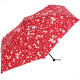 NIFTY COLORS Smart Light Flower Layer Carbon Mini Umbrella - Red