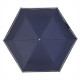 NIFTY COLORS Three-fold Umbrella with Wooden Handle - Navy
