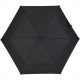 Nifty Colors Trifold Rain Umbrella with Water-absorbing Umbrella Cover - Black