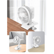 OCUBE D607 Clamping Table mini Fan - White 