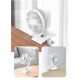 OCUBE D607 Clamping Table mini Fan - White