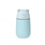 Mobin 3 in 1 USB Ultrasonic Cool Mist Humidifier LED Lighting Fan - Blue