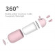 3 in 1 USB Ultrasonic Cool Mist Humidifier LED Lighting Fan - Pink