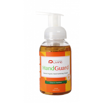 Prime-Living HandGuard Natural Organic Hand Sanitizing Cleaner 250ml
