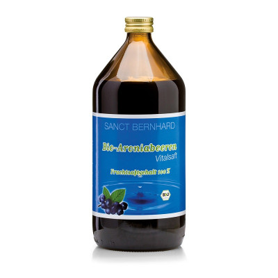 Sanct Bernhard 德國 有機純野櫻莓汁 1000ml | 100%純有機果汁| 無添加糖及水份 | 德國製造 | 內附小量杯 | 此日期前最佳：2025年11月25日
