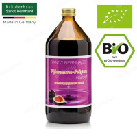 Sanct Bernhard Natural Plum Fig Juice - 1000ml | No added sugar and water | Made in Germany | Includes small measuring cup | Best before: May 22, 2025