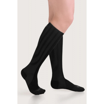 瑞士Sankom尚康 压力袜 - 黑色 | 帮助预防静脉曲张 | 帮助促进腿部血液循环
