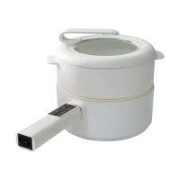 Senki JD-701D Multifunctional Electric Cooker - White I 1.6L I Mini Cooker I Non-Stick Cooker