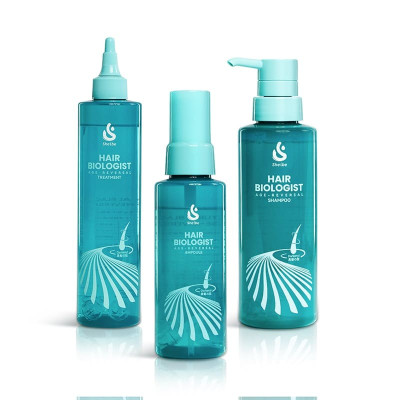 Sheibe Natural Black Hair Peptide Age-Reversal Set [Shampoo+Treatment+Ampoule]| Made in Japan