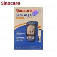 Sinocare - Safe AQ UC Uric Acid Test Strips 25pcs|Suitable for Sinocare AQ UG Model (International Version)|EXP(DD/MM/YY): 26/03/2026