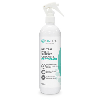 SIQURA MS15 Neutral Multi Surface Cleaner & Protectant - 500ml | Phosphate-free and Neutral | Routine General Cleaning | Suitable for Use in Childcare