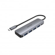 UNITEK H1107B uHUB P5+ 5-in-1 USB-C Hub (with 100W Power Delivery)