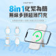 美国USATISFY (P3) 10000mAh 智屏磁吸多头8in1超薄大容量支架式行动电源 PowerBank|Apple|Android|无线充电| (不能寄海外)