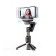 USATISFY 360 Face Tracking Professional Selfie Stick Pro|Mini Compact|PTZ Mode|Fill Light|Bluetooth Remote Control