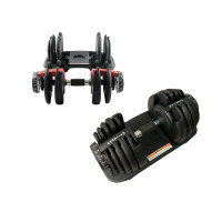 V FITNESS - 3 seconds fast weight adjustment-professional household dumbbells (24kg/per unit) x 1 pair