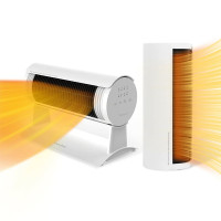 Yohome YH-008 Wide-Angle 4D Fan Heater | Heats in 3 seconds | Ceramic heater|Dual use Stand or Horizontal