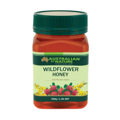 Australian By Nature Wildflower Honey 500g | Best before : February 6, 2025