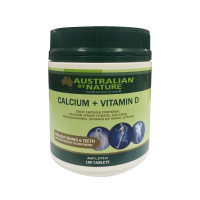 Australian by Nature Calcium 1500mg + Vitamin D500iu 180 Tablets