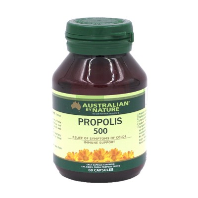 Australian by Nature Propolis 500mg 60 capsules | EXP: 05 NOV 2023