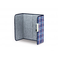 ecostar Foldable Far-infrared Heater for One Person (Navy Check Color)