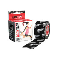 ROCKTAPE 5cm x 5m Tape (Black Skull)