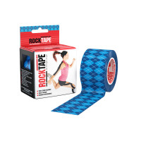 ROCKTAPE 5cm x 5m Tape (Blue Argyle)