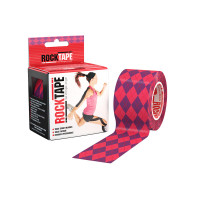 ROCKTAPE 5cm x 5m Tape (Pink Argyle)